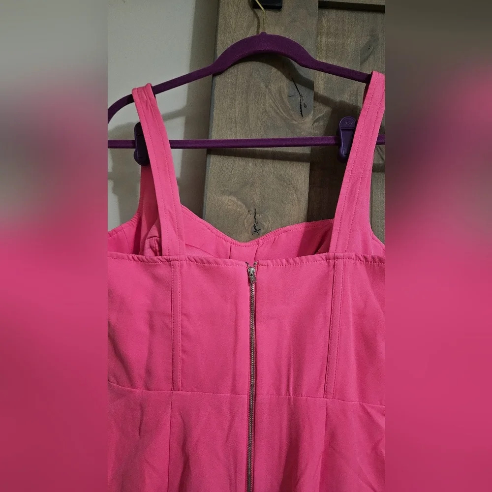 Bardot Pink Midi Dress - Picture 10 of 14